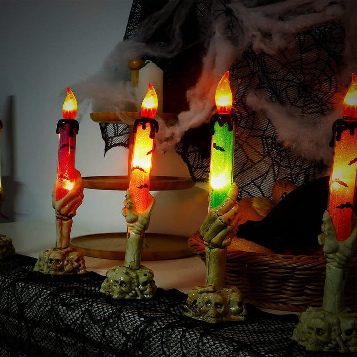 Skanto | Beste Gave*Sollys Halloween Spøkelse Hånd Lys Utendørs Gulvlampe