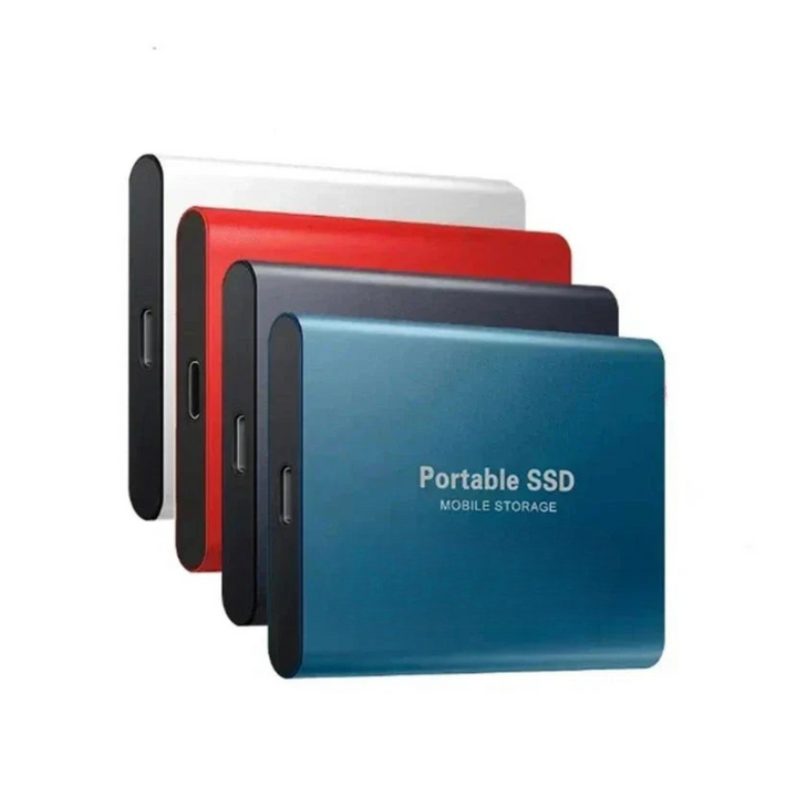Skanto | Speedora Ultra Ekstern SSD | USB 3.1 Type-C | Opptil 1000 MB/s | 128GB | Kompakt & Støtbestandig