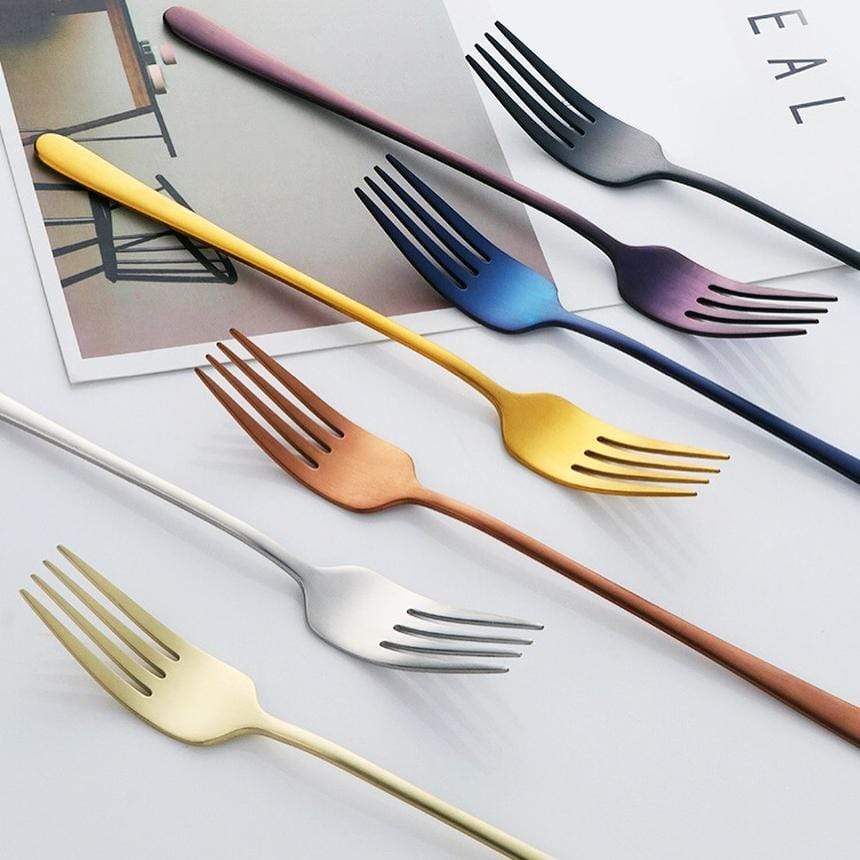 Skanto | Silvéra – Elegant Madrgafork, Holdbar Belagt Rustfritt Stål Kjøkkenredskap