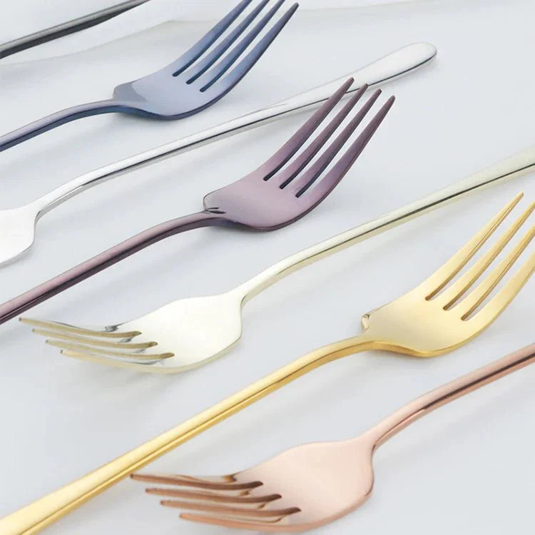 Skanto | Silvéra – Elegant Madrgafork, Holdbar Belagt Rustfritt Stål Kjøkkenredskap