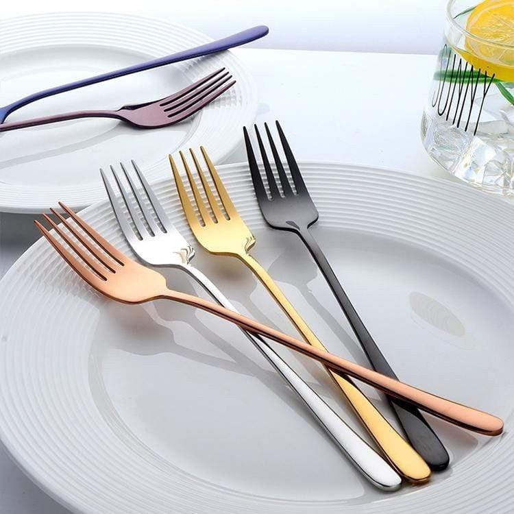 Skanto | Silvéra – Elegant Madrgafork, Holdbar Belagt Rustfritt Stål Kjøkkenredskap