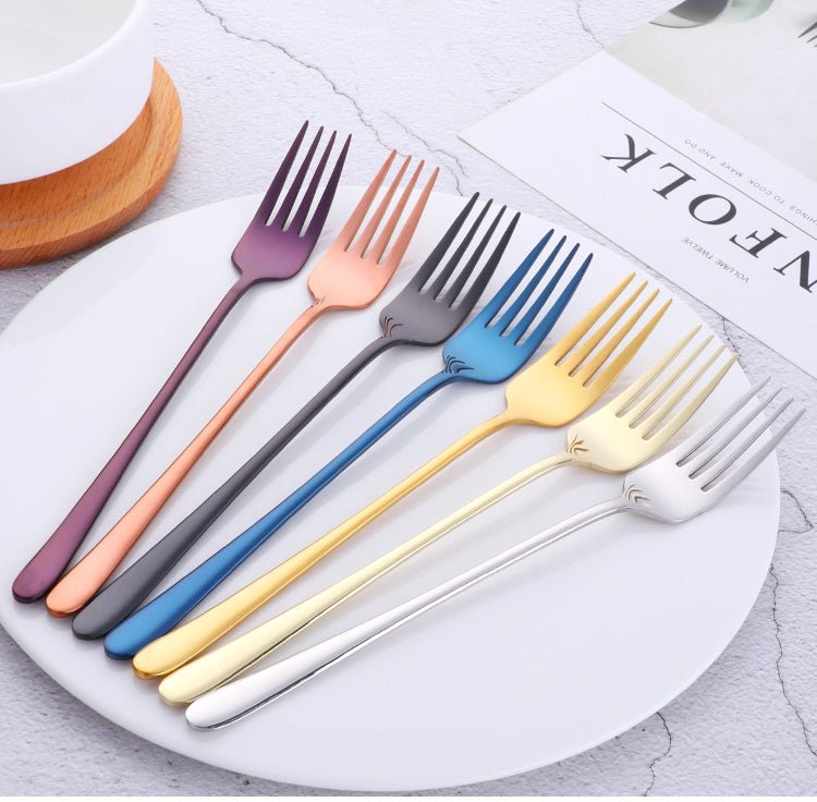 Skanto | Silvéra – Elegant Madrgafork, Holdbar Belagt Rustfritt Stål Kjøkkenredskap
