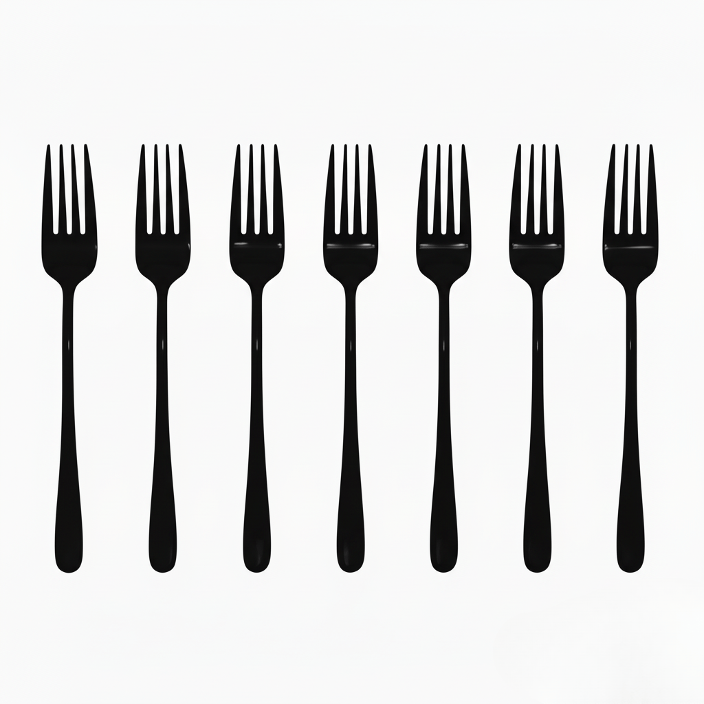 Skanto | Silvéra – Elegant Madrgafork, Holdbar Belagt Rustfritt Stål Kjøkkenredskap