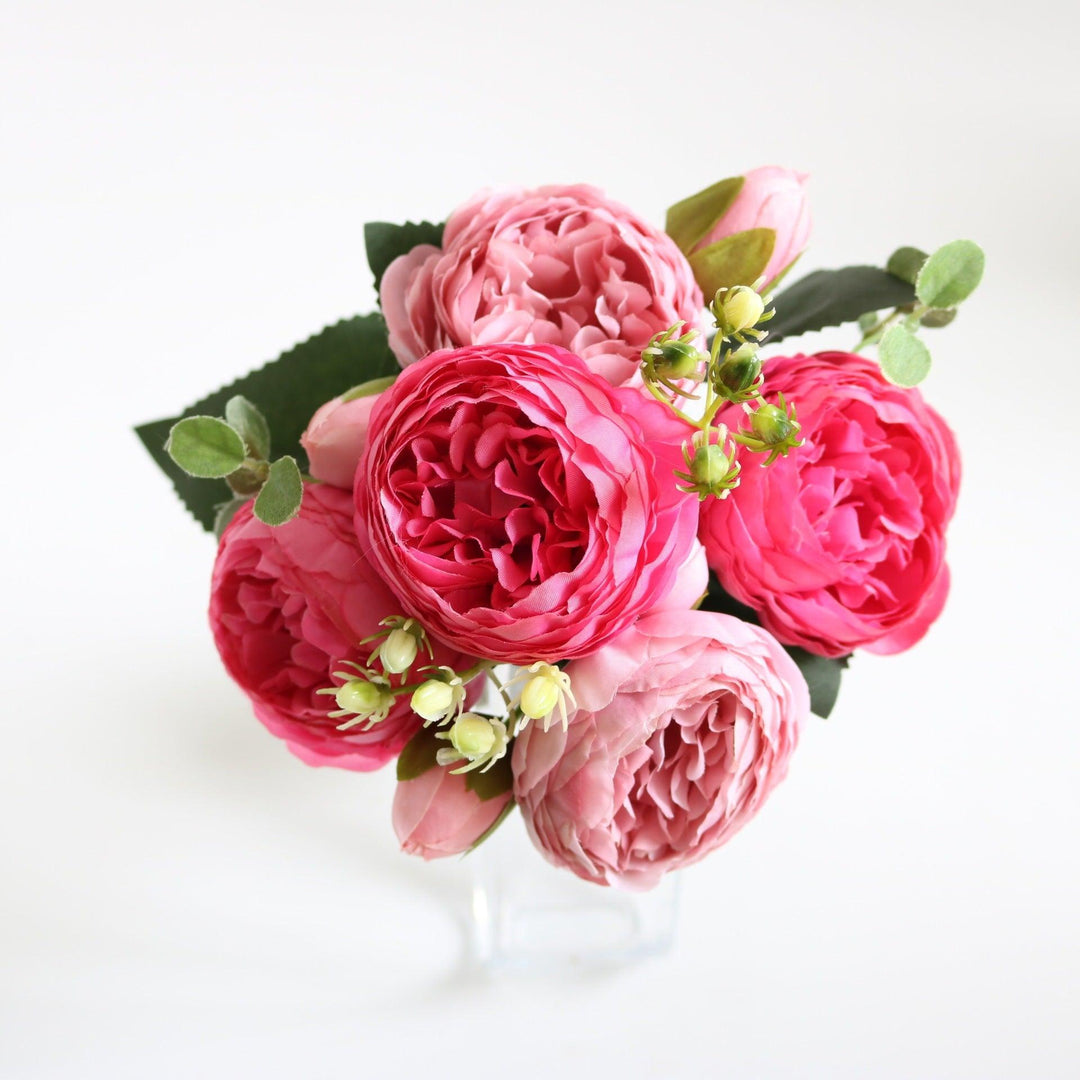 Elegant Peoner Drømmer - Premium Artistic Blomster bukett
