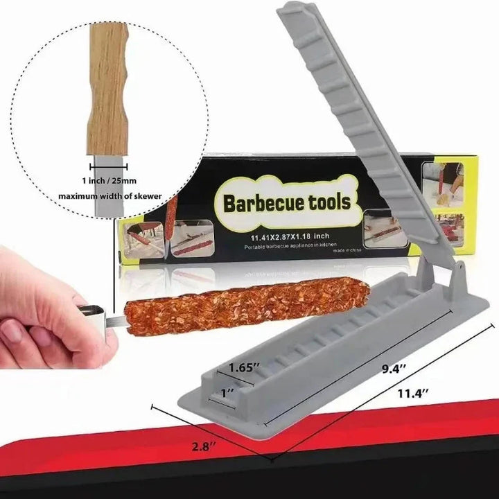 Single Row Kebab Maker BBQ Kjøtt Spyd Maskin Kebab Press Maker | Skanto