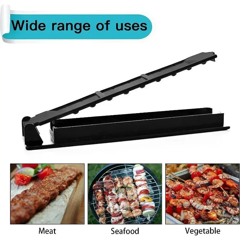 Single Row Kebab Maker BBQ Kjøtt Spyd Maskin Kebab Press Maker | Skanto