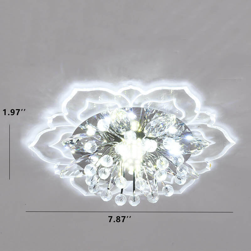 Karnz GlowPetal | LED krystall stift lampe | Blomstform, RGB Fargeveksling & energieffektiv
