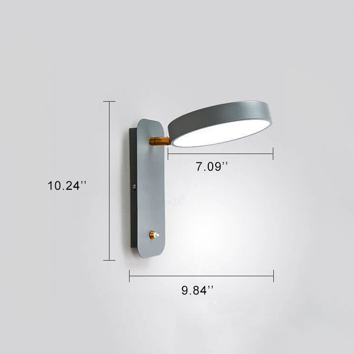 Skanto | IllumiTurn – Nordisk LED Roterende Vegglampe | Macaron Design | Justerbar Belysning