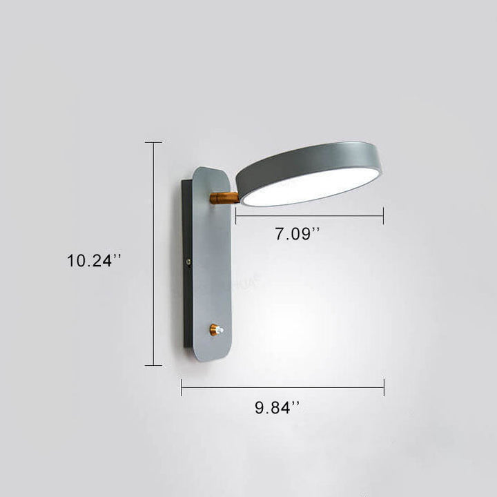 Skanto | IllumiTurn – Nordisk LED Roterende Vegglampe | Macaron Design | Justerbar Belysning