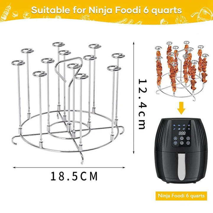 Spydestativ Air Fryer Tilbehør Grill Dehydrator Stativ BBQ Grill | Skanto