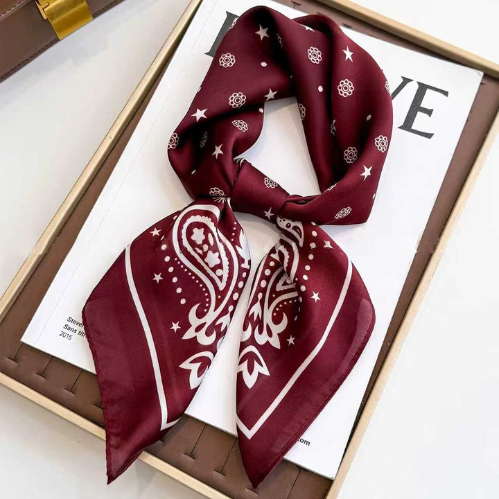 Skanto | Retro Koreansk Stil Kunseside Skjerf