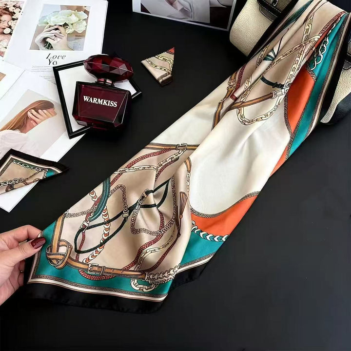 Skanto | Retro Koreansk Stil Kunseside Skjerf