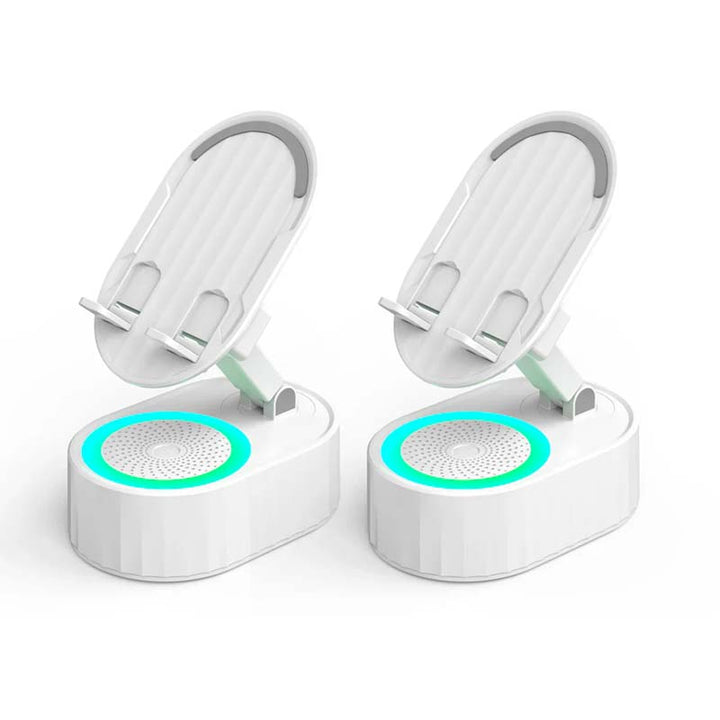 Skanto | Trådløs induksjons lyd Bluetooth-høyttaler 5 i 1 telefonholder