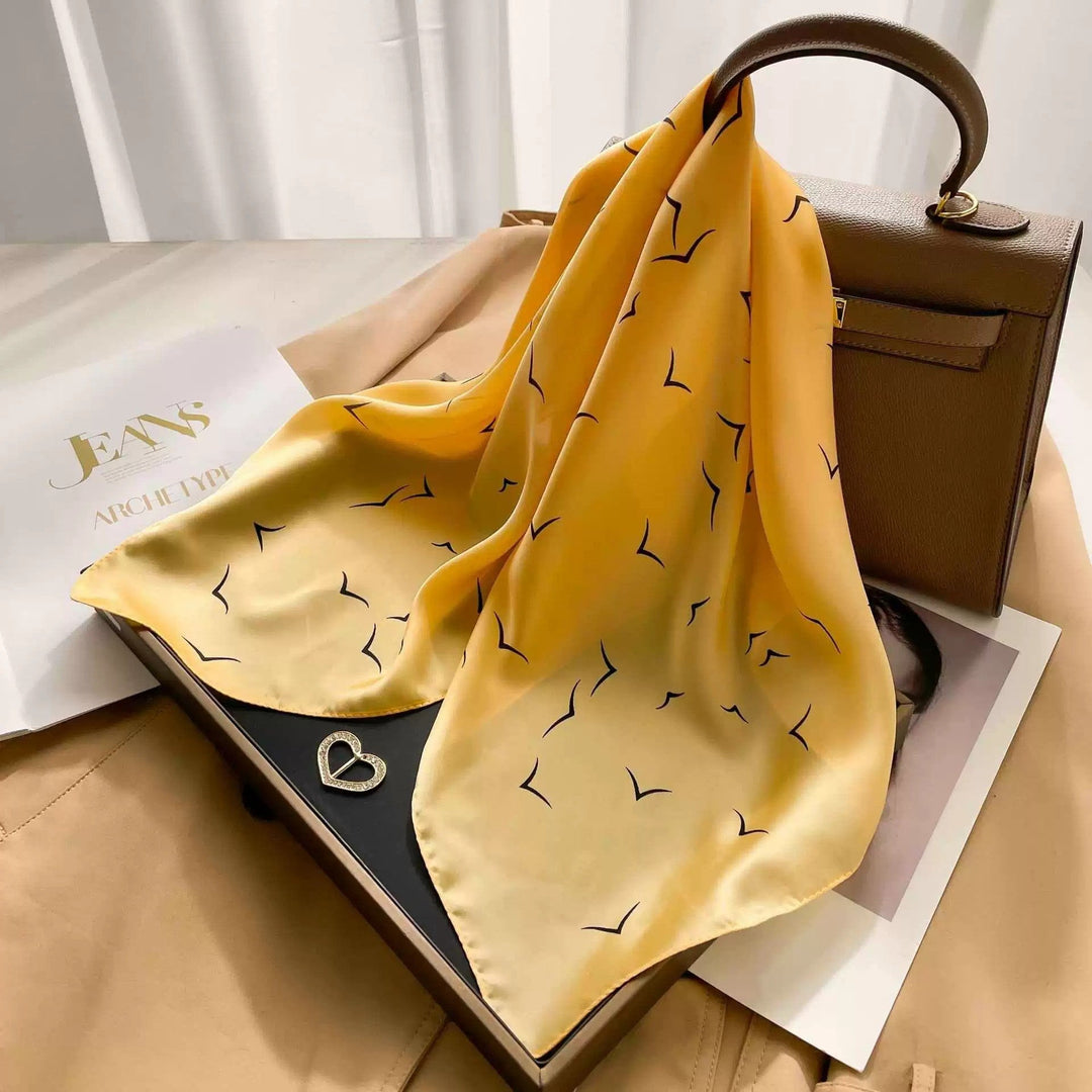 Skanto | Retro Koreansk Stil Kunseside Skjerf