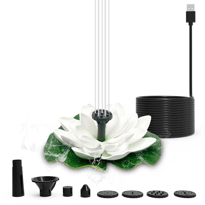 Skanto | Lotus Formet Solfontene Ponds Dekorativ