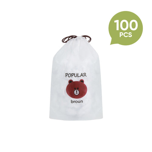 Engangs plastfolie dekke (100 STK/ 1 SETT) | Skanto