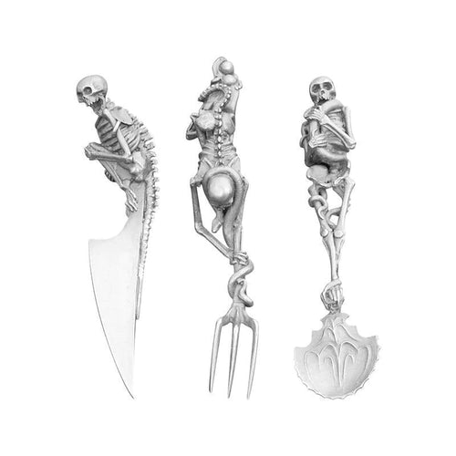 Halloween gave Skeletal Cutlery Sets | Skanto