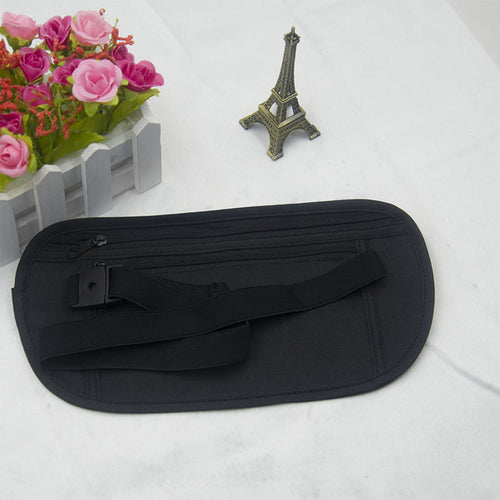 Skanto | Sport Hip Bag Justerbar med Glidelåslommer
