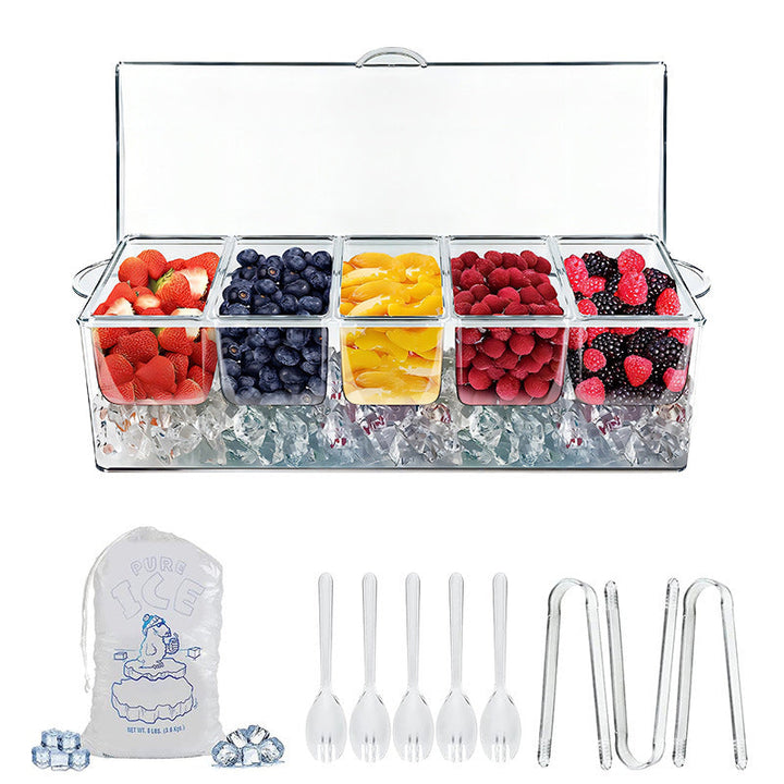 Ice Chilled Condiment Tray Set | Skanto