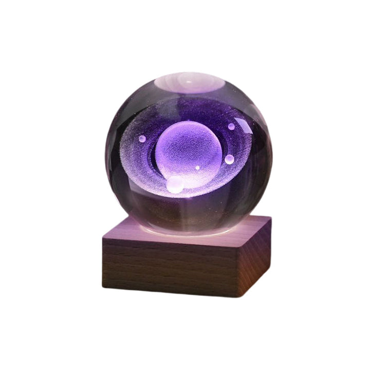 Skanto | 3D Galaxy Crystal Ball Nattlampe Dekorlampe