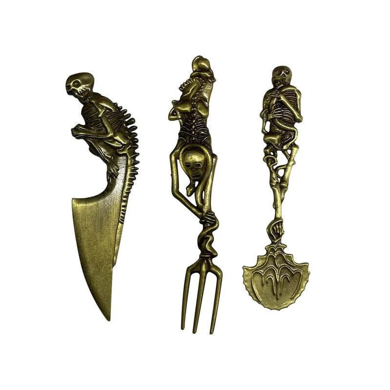 Halloween gave Skeletal Cutlery Sets | Skanto