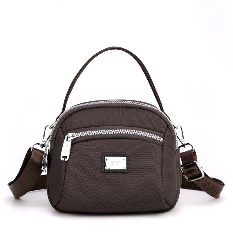 Skanto | Lys solid nylon skulderveske