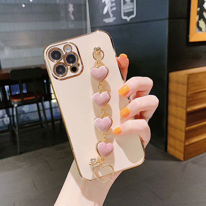 Skanto | Myk Armbånd Kjærlighet Hjerte Etui for iPhone