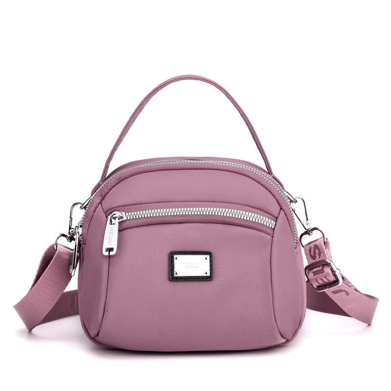 Skanto | Lys solid nylon skulderveske