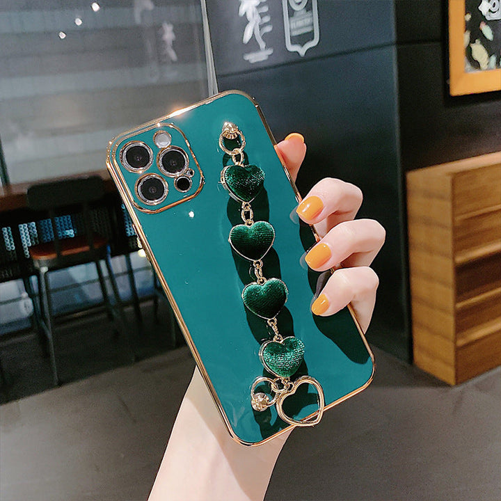 Skanto | Myk Armbånd Kjærlighet Hjerte Etui for iPhone