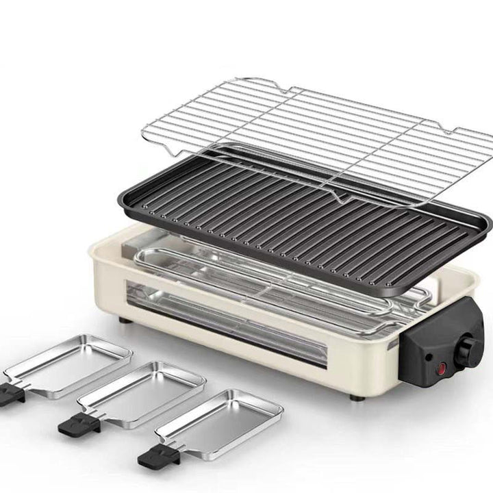 Skanto | Innendørs Røykfri Grill, Non-Stick Matlaging Avtagbar Plate
