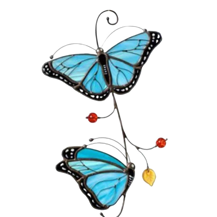 Flekkete Monarch Butterfly Glass Window Decor | Skanto