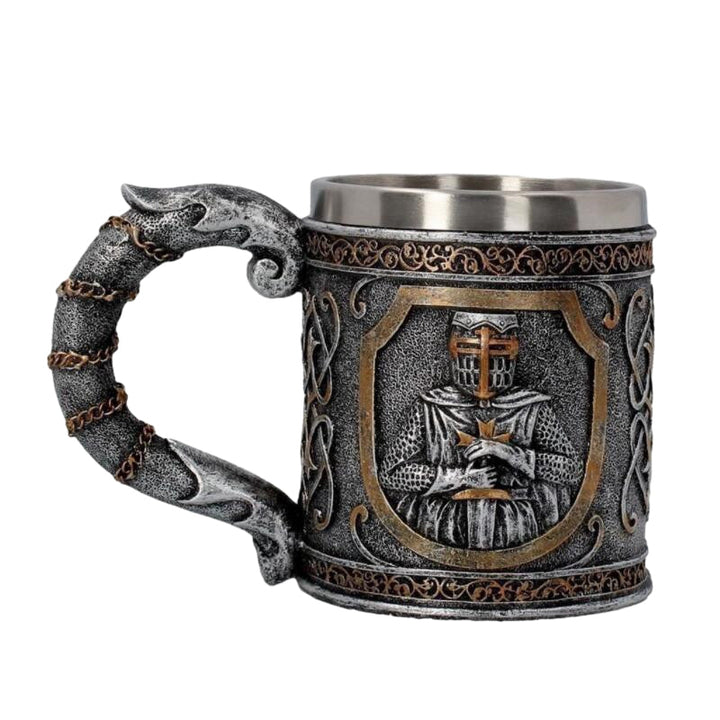 Kreativ rustfritt stål middelalder krus tankard for øl kaffe | Skanto