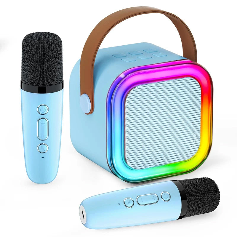 Skanto | Mini Karaoke Maskin med Trådløse Mikrofoner