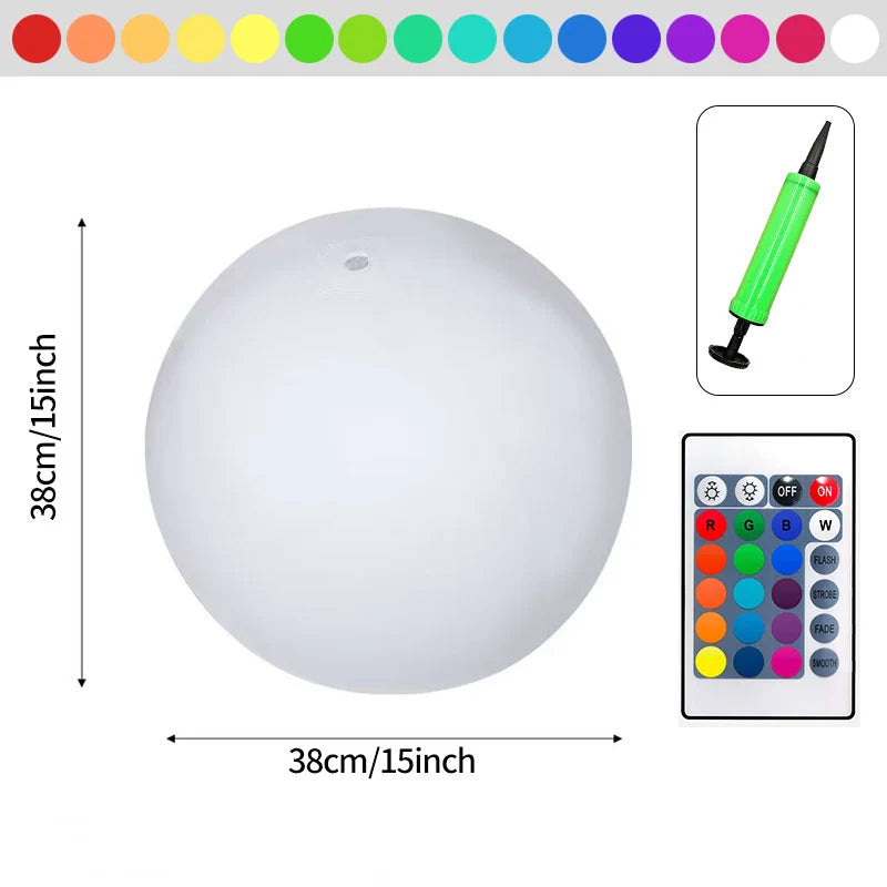 Skanto | 16 farger lysende vannball LED-lampe