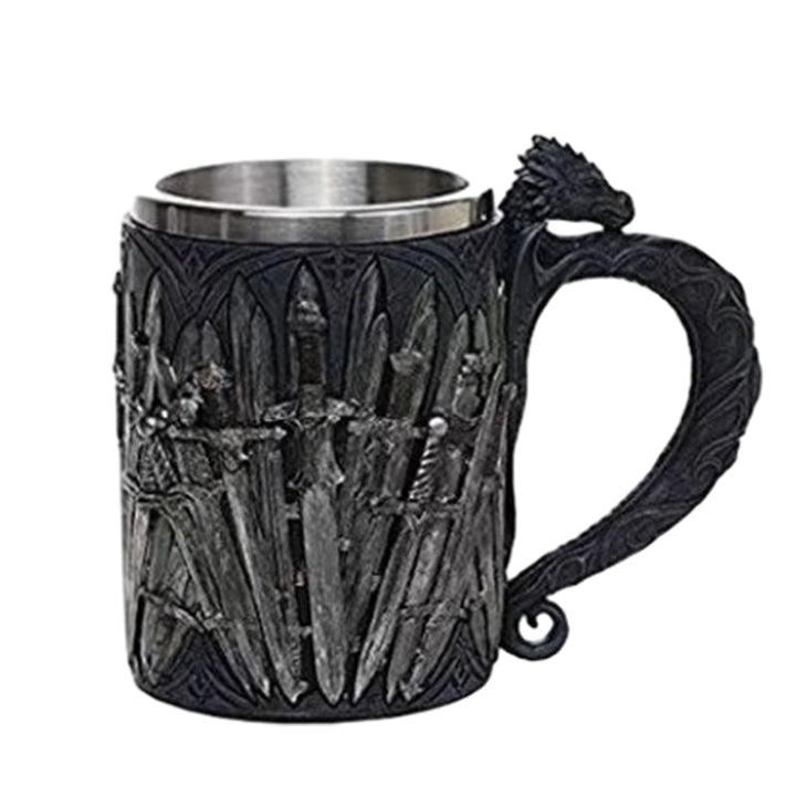 Kreativ rustfritt stål middelalder krus tankard for øl kaffe | Skanto