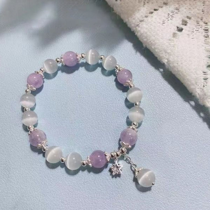 Skanto | Imitert Kattøyekrystall Sommerfugl Armbånd