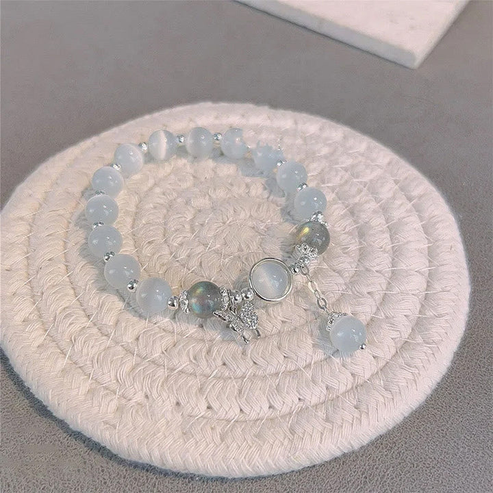 Skanto | Imitert Kattøyekrystall Sommerfugl Armbånd
