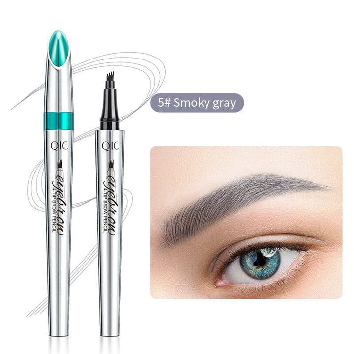 Skanto | 3D vanntett Microblading brynspenn 4 gaffeltipper tatoveringspenn