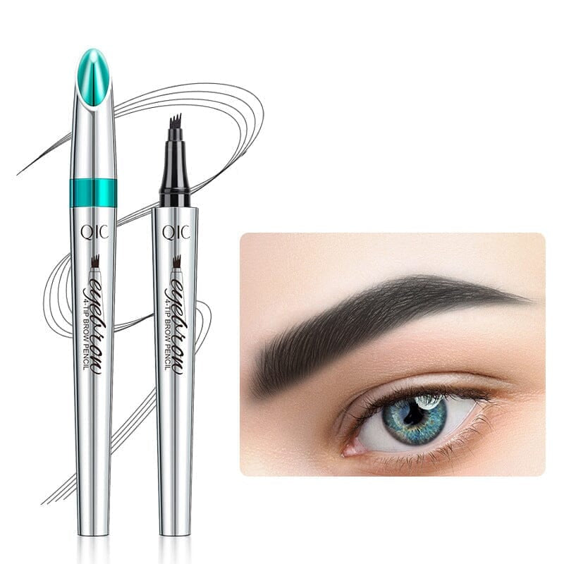 Skanto | Vanntett 3D Microblading Øyenbrynspenne med 4 Gaffeltips