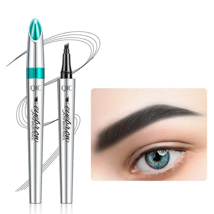 Skanto | Vanntett 3D Microblading Øyenbrynspenne med 4 Gaffeltips