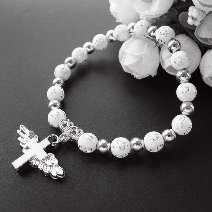 Skanto | Engel Vinge Kors Armbånd