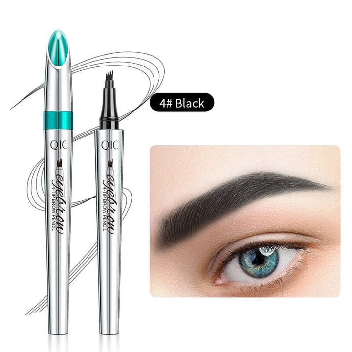 Skanto | 3D vanntett Microblading brynspenn 4 gaffeltipper tatoveringspenn