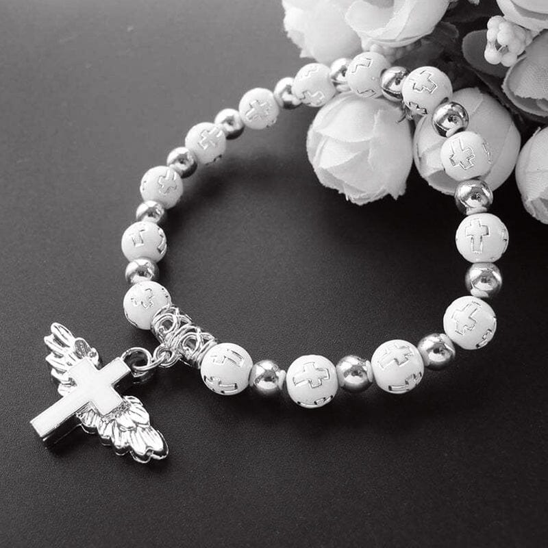 Skanto | Engel Vinge Kors Armbånd