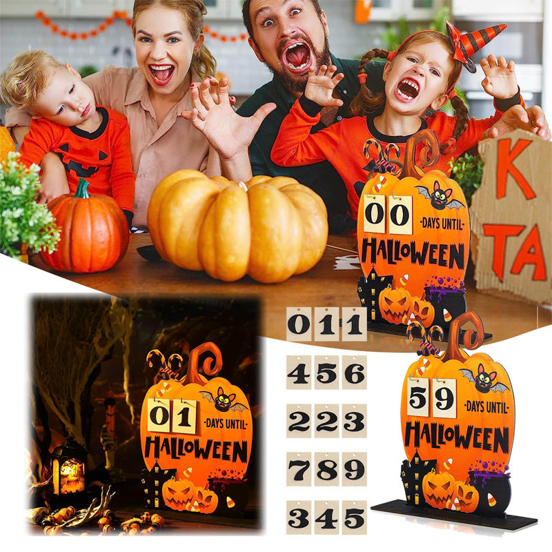 Wood Halloween Advent Calendar | Skanto
