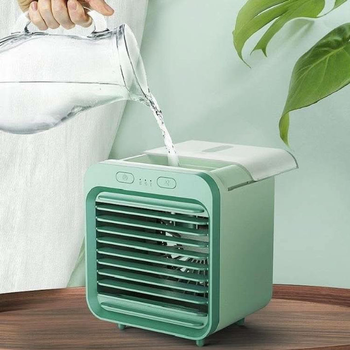 Skanto | Bærbar Mini Klimaanlegg med LED Lys