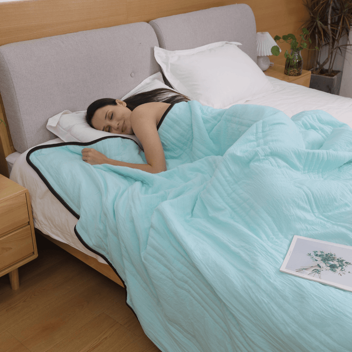 Skanto | SLEEPURE - Kjølepledd | Helårs Komfort | Pustende & Myk | Ideell for varme sover