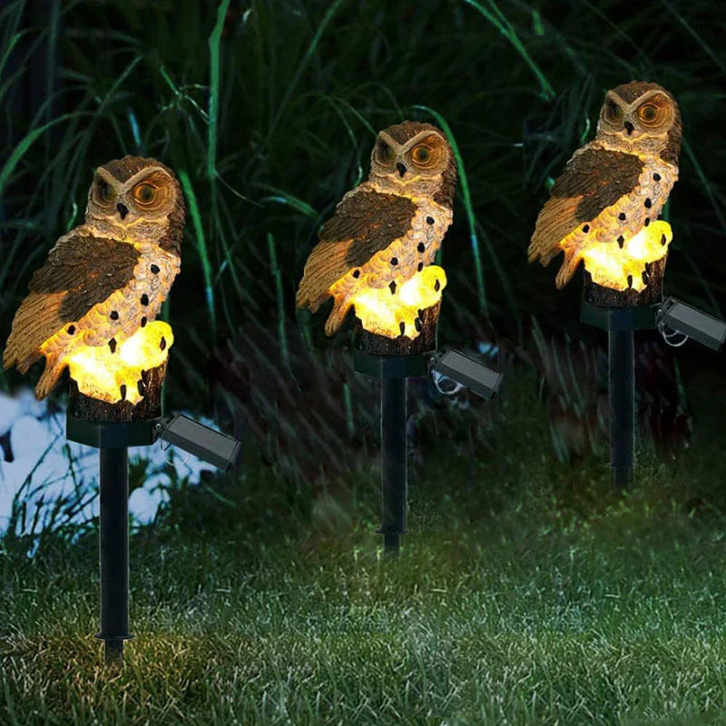 Skanto | Ugle Hage Lampe på Solenergi - OwlGlow