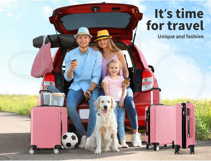 Hard Shell Carry-On Bagasje med Lås & Spinner Hjul – Rosemont | Skanto