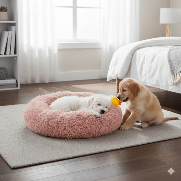 Skanto | SLUMBERPAWS SENG – Beroligende Hundeseng for Dyp, Hvilefull Søvn