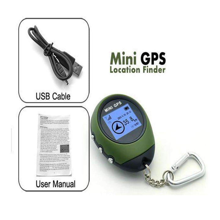 Skanto | Nøkkelring GPS Navigasjon USB - Klatring Utendørs Reiser Bærbar Nøkkelring Fotturer & Camping GPS